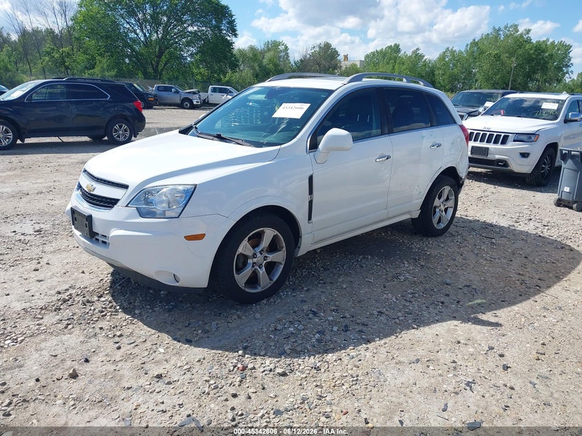 2014 Chevrolet Captiva sport VIN 3GNAL3EK8ES675903 IAAI salvage auction — LEFT REAR, Clear (Wisconsin), sold $925 on 2026-07-09 (photo 2)
