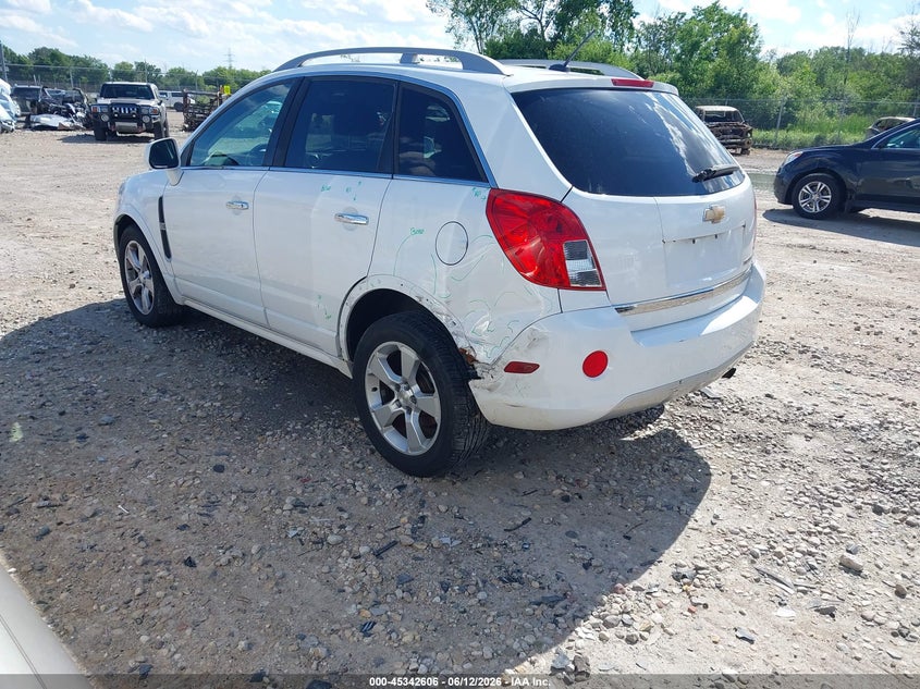2014 Chevrolet Captiva sport VIN 3GNAL3EK8ES675903 IAAI salvage auction — LEFT REAR, Clear (Wisconsin), sold $925 on 2026-07-09 (photo 3)