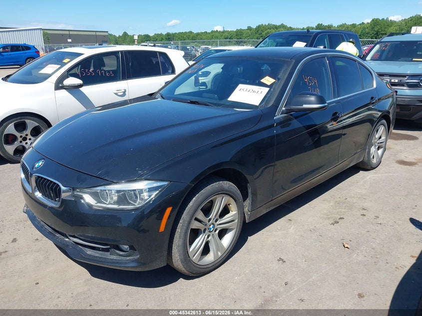 2018 BMW 3er VIN WBA8D9G56JNU68670 IAAI salvage auction — RIGHT SIDE, Salvage (Ohio), sold $3,000 on 2026-07-14 (photo 2)