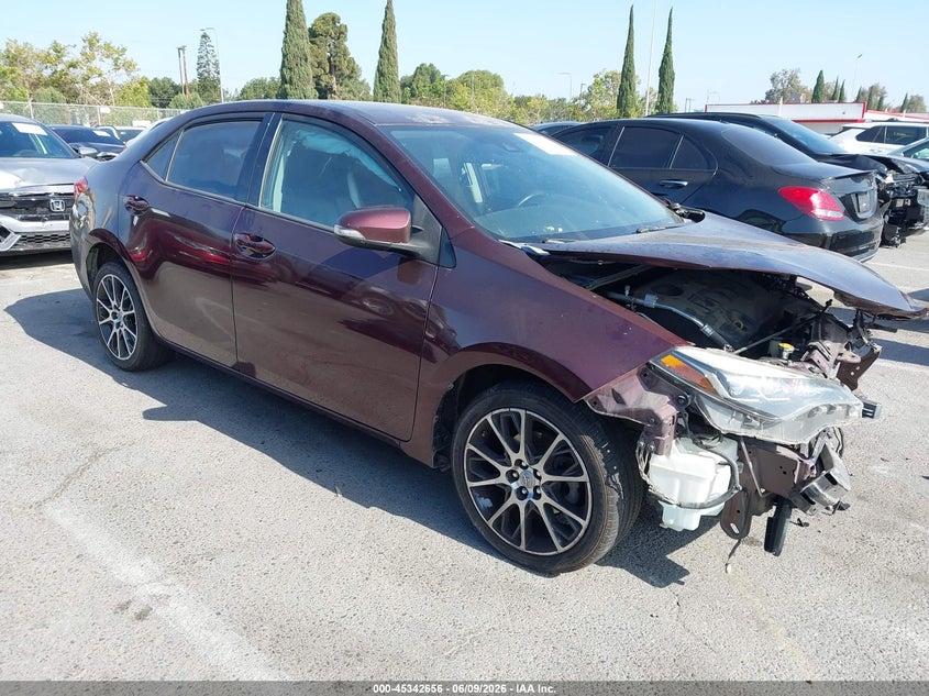 2017 Toyota Corolla VIN 5YFBURHE3HP607416 IAAI salvage auction — FRONT END, Salvage (California), sold $2,300 on 2026-07-09 (photo 1)