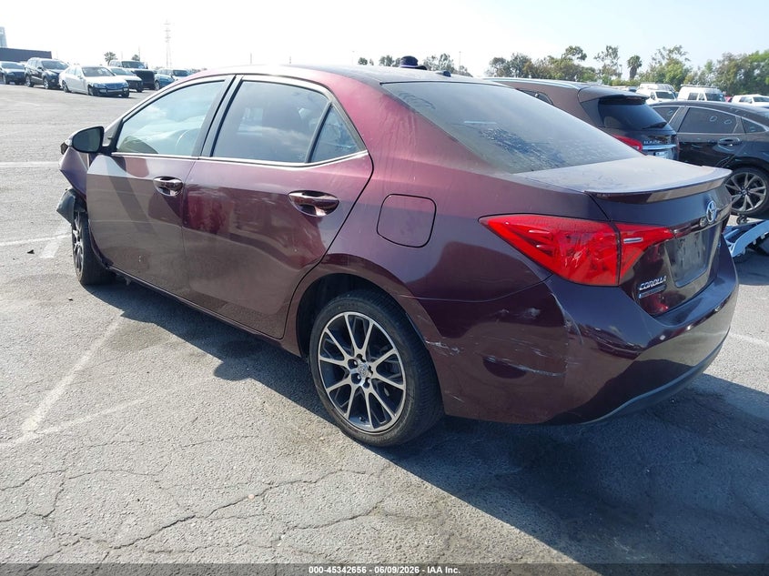 2017 Toyota Corolla VIN 5YFBURHE3HP607416 IAAI salvage auction — FRONT END, Salvage (California), sold $2,300 on 2026-07-09 (photo 3)