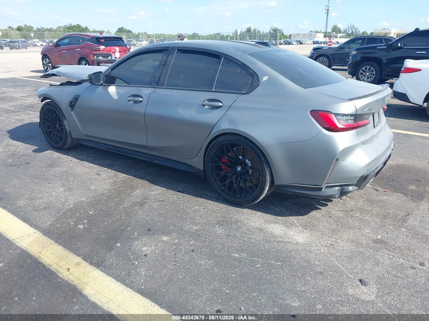 2025 BMW M3 VIN WBS33HJ0XSFU40785 IAAI salvage auction — FRONT END, Rebuildable (Florida), sold $25,250 on 2026-07-30 (photo 3)