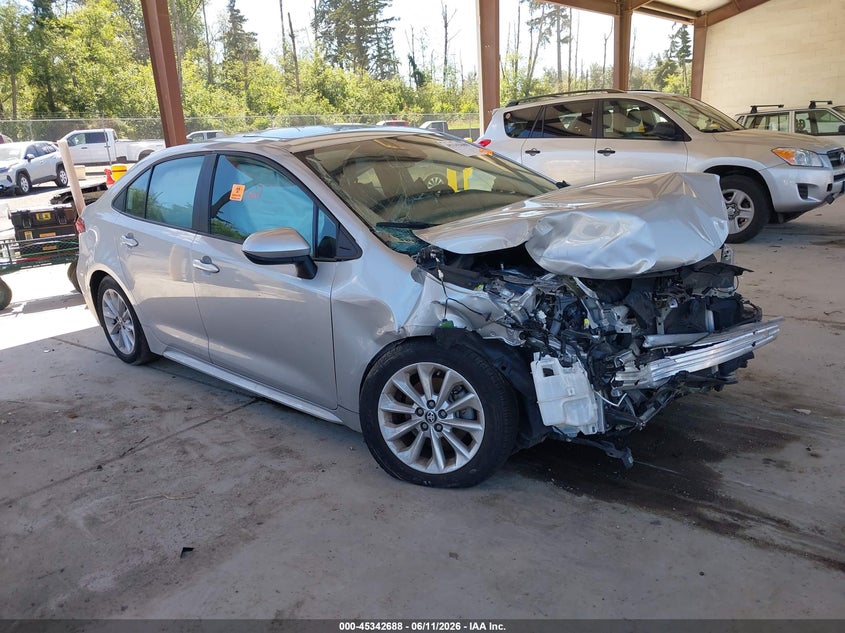 2020 Toyota Corolla VIN 5YFHPRAE5LP071489 IAAI salvage auction — BIO HAZARD, Bill Of Sale (Washington), sold $50 on 2026-07-22 (photo 1)