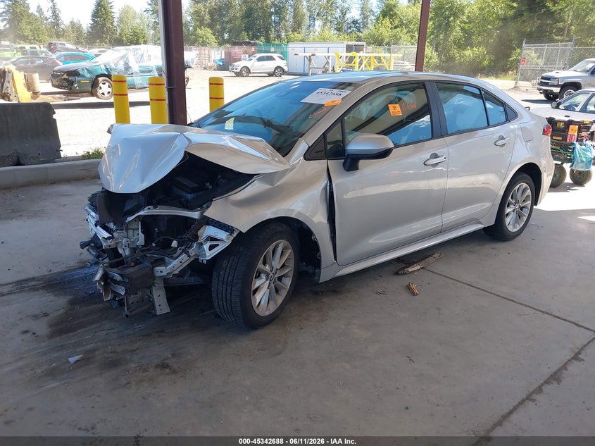 2020 Toyota Corolla VIN 5YFHPRAE5LP071489 IAAI salvage auction — BIO HAZARD, Bill Of Sale (Washington), sold $50 on 2026-07-22 (photo 2)