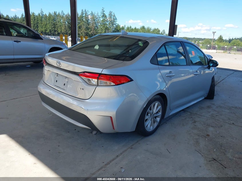 2020 Toyota Corolla VIN 5YFHPRAE5LP071489 IAAI salvage auction — BIO HAZARD, Bill Of Sale (Washington), sold $50 on 2026-07-22 (photo 4)