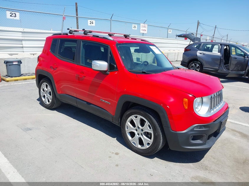 2015 Jeep Renegade VIN ZACCJADT5FPC09094 IAAI salvage auction — FRONT END, Salvage (California), sold $2,350 on 2026-07-08 (photo 1)