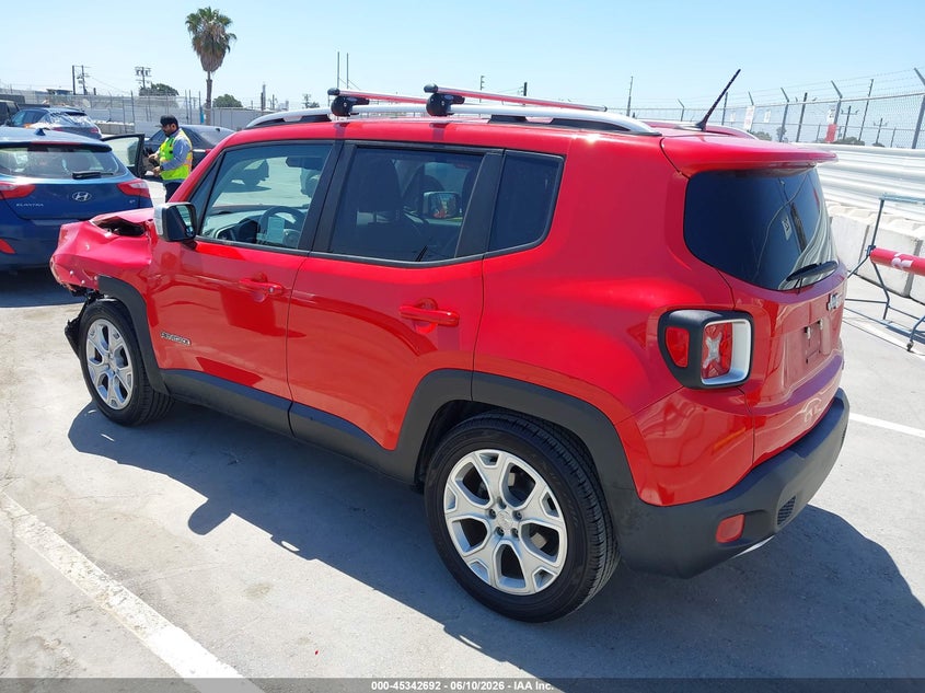 2015 Jeep Renegade VIN ZACCJADT5FPC09094 IAAI salvage auction — FRONT END, Salvage (California), sold $2,350 on 2026-07-08 (photo 3)