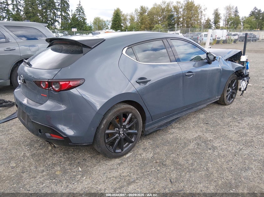 2021 Mazda 3 VIN JM1BPBNY7M1402824 IAAI salvage auction — NORMAL WEAR, Salvage Title, sold $2,025 on 2026-07-08 (photo 4)