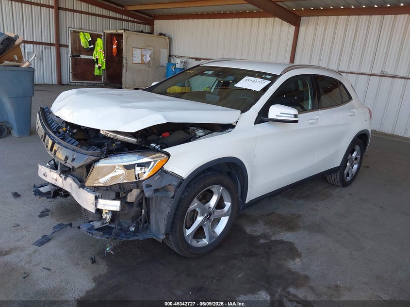 2018 Mercedes-benz Gla-klasse VIN WDCTG4GB3JJ440517 IAAI salvage auction — FRONT END, Salvage (California), sold $775 on 2026-07-30 (photo 2)