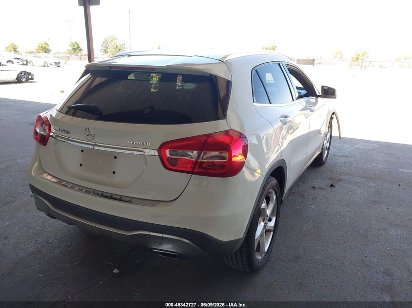 2018 Mercedes-benz Gla-klasse VIN WDCTG4GB3JJ440517 IAAI salvage auction — FRONT END, Salvage (California), sold $775 on 2026-07-30 (photo 4)
