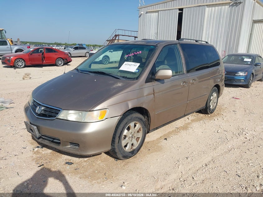 2003 Honda Odyssey VIN 5FNRL18623B065368 IAAI salvage auction — REAR END, Original (Texas), sold $25 on 2026-07-09 (photo 2)