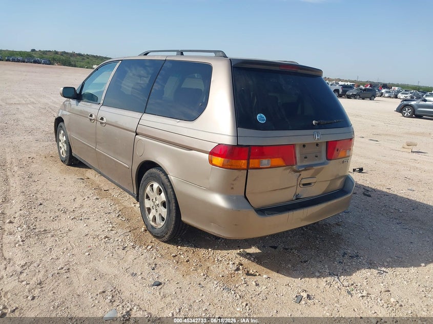 2003 Honda Odyssey VIN 5FNRL18623B065368 IAAI salvage auction — REAR END, Original (Texas), sold $25 on 2026-07-09 (photo 3)