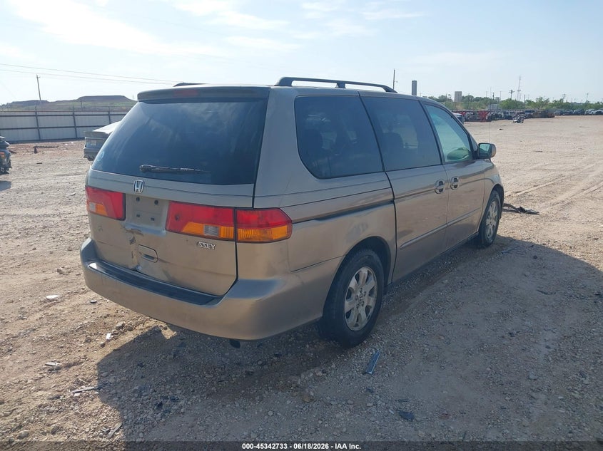 2003 Honda Odyssey VIN 5FNRL18623B065368 IAAI salvage auction — REAR END, Original (Texas), sold $25 on 2026-07-09 (photo 4)