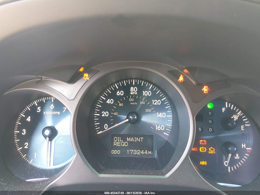 2006 Lexus Gs 430 VIN JTHBN96S465004912 IAAI salvage auction — FRONT END, Salvage (California), sold $725 on 2026-07-19 (photo 7)