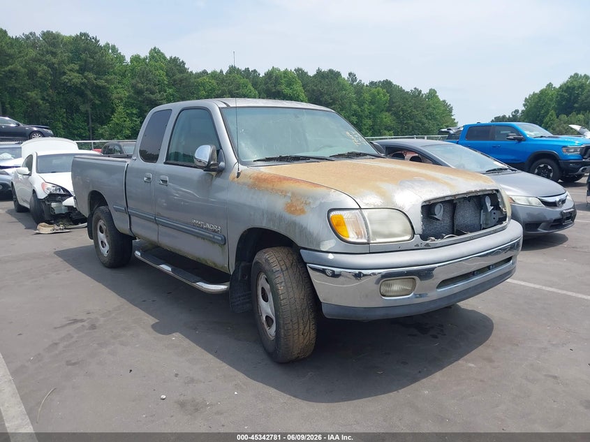 2002 Toyota Tundra VIN 5TBRN34192S254344 IAAI salvage auction — NORMAL WEAR, Clear (North Carolina), sold $1,250 on 2026-07-22 (photo 1)