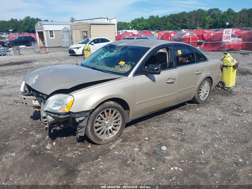 2006 Mercury Montego VIN 1MEHM42106G607602 IAAI salvage auction — BIO HAZARD, Salvage (Georgia), sold $250 on 2026-07-31 (photo 2)