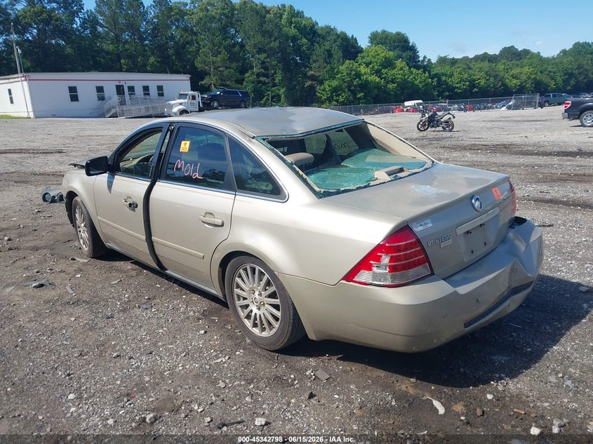 2006 Mercury Montego VIN 1MEHM42106G607602 IAAI salvage auction — BIO HAZARD, Salvage (Georgia), sold $250 on 2026-07-31 (photo 3)