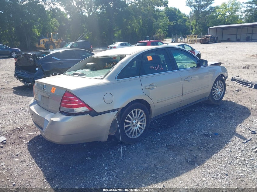 2006 Mercury Montego VIN 1MEHM42106G607602 IAAI salvage auction — BIO HAZARD, Salvage (Georgia), sold $250 on 2026-07-31 (photo 4)