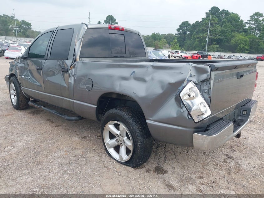 2007 Dodge Ram 1500 VIN 1D7HA18297S222584 IAAI salvage auction — LEFT SIDE, Original (Texas), sold $600 on 2026-07-09 (photo 3)