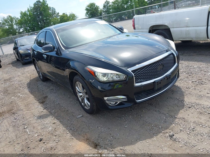 2015 Infiniti Q70 VIN JN1BY1AR0FM561050 IAAI salvage auction — VANDALISM, Salvage Title, sold $1,700 on 2026-07-24 (photo 1)