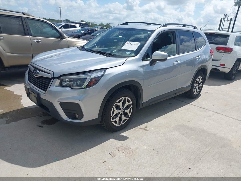 2021 Subaru Forester VIN JF2SKAJC2MH468001 IAAI salvage auction — HAIL, Original (Texas), sold $10,350 on 2026-07-17 (photo 2)
