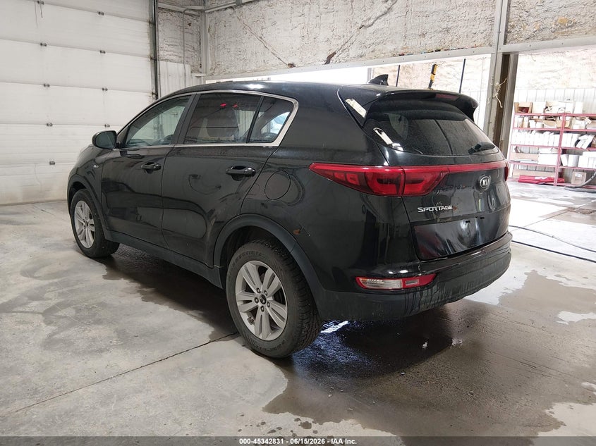 2018 Kia Sportage VIN KNDPMCAC7J7301466 IAAI salvage auction — NORMAL WEAR, Original (Alaska), sold $1,025 on 2026-07-17 (photo 3)