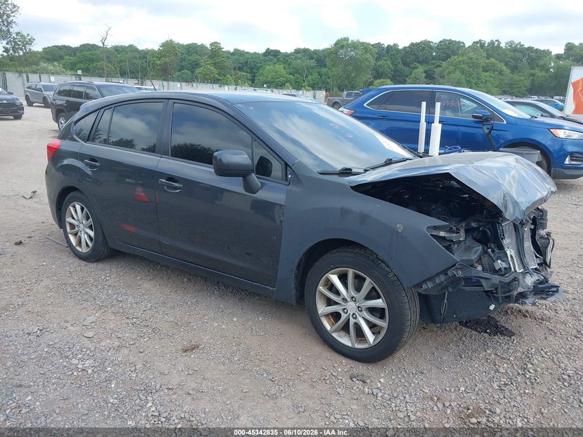 2014 Subaru Impreza VIN JF1GPAC62E8223686 IAAI salvage auction — FRONT END, Salvage (New Jersey), sold $25 on 2026-07-28 (photo 1)