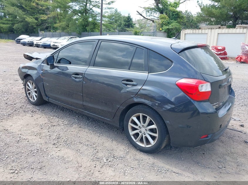 2014 Subaru Impreza VIN JF1GPAC62E8223686 IAAI salvage auction — FRONT END, Salvage (New Jersey), sold $25 on 2026-07-28 (photo 3)