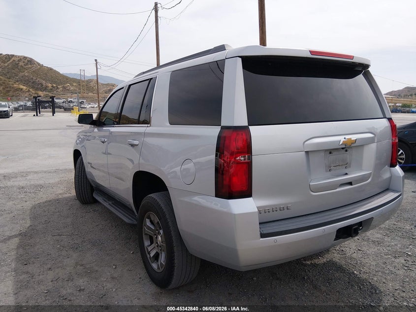 2019 Chevrolet Tahoe VIN 1GNSKAEC7KR347990 IAAI salvage auction — LEFT & RIGHT, Sf97 (California), sold $14,000 on 2026-07-28 (photo 3)