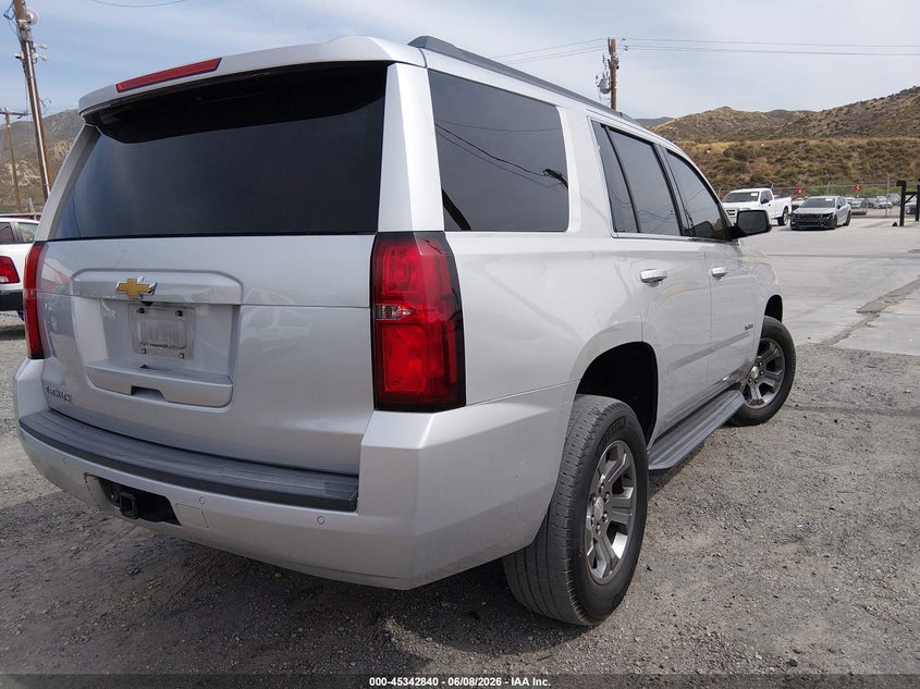 2019 Chevrolet Tahoe VIN 1GNSKAEC7KR347990 IAAI salvage auction — LEFT & RIGHT, Sf97 (California), sold $14,000 on 2026-07-28 (photo 4)