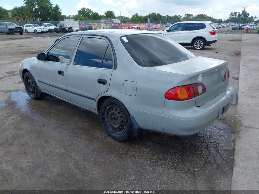 2001 Toyota Corolla VIN 1NXBR12E21Z443141 IAAI salvage auction — FRONT END, Clear (Florida), sold $225 on 2026-07-22 (photo 3)
