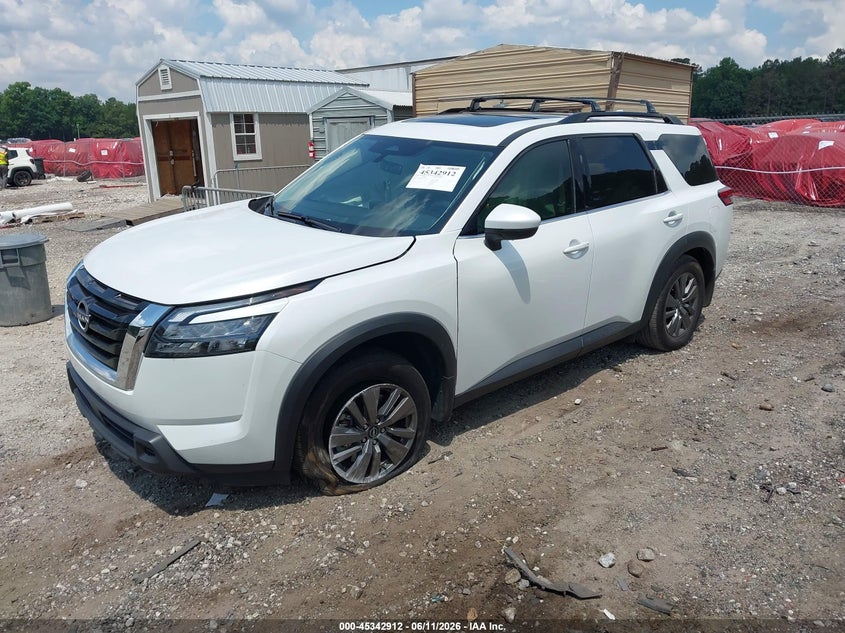 2025 Nissan Pathfinder VIN 5N1DR3BB4SC229642 IAAI salvage auction — SIDE, Salvage (Georgia), sold $12,400 on 2026-07-26 (photo 2)