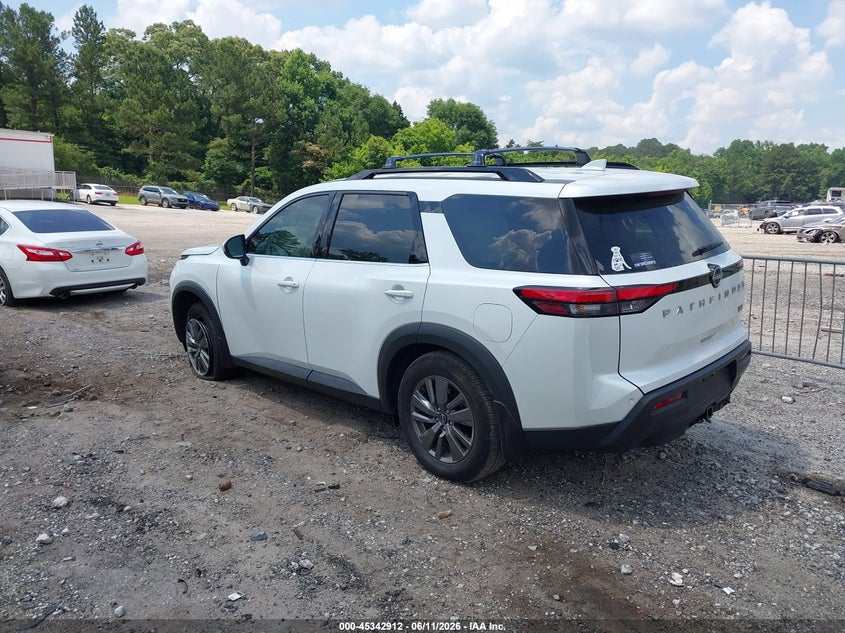 2025 Nissan Pathfinder VIN 5N1DR3BB4SC229642 IAAI salvage auction — SIDE, Salvage (Georgia), sold $12,400 on 2026-07-26 (photo 3)