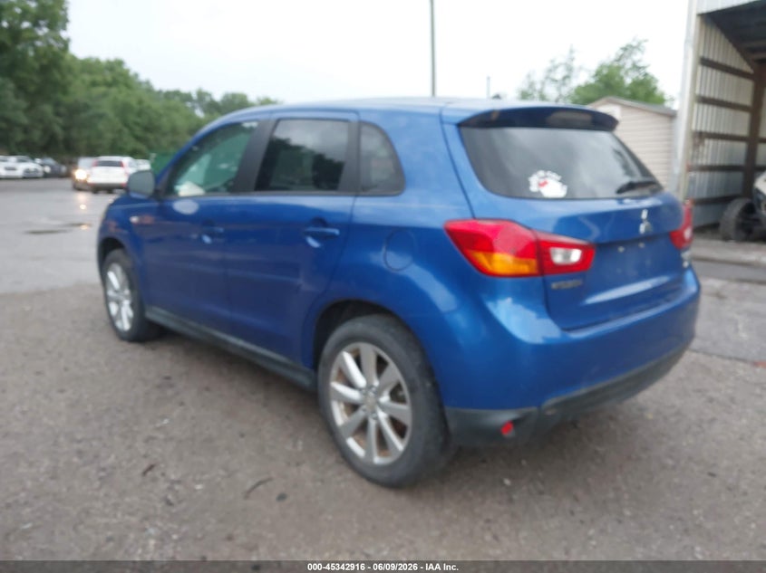2015 Mitsubishi Outlander VIN 4A4AR3AW1FE048481 IAAI salvage auction — NORMAL WEAR, Salvage Title, sold $650 on 2026-07-22 (photo 3)