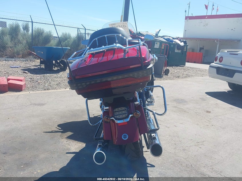 2014 Harley-davidson Electra glide VIN 1HD1TEN35EB952577 IAAI salvage auction — LEFT SIDE, Clear (Wyoming), sold $4,800 on 2026-07-09 (photo 6)