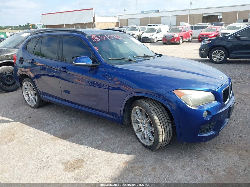 2014 BMW X1 VIN WBAVM1C53EVW47202 IAAI salvage auction — NORMAL WEAR, Clear - Public Restricted (Oklahoma), sold $325 on 2026-07-08 (photo 1)