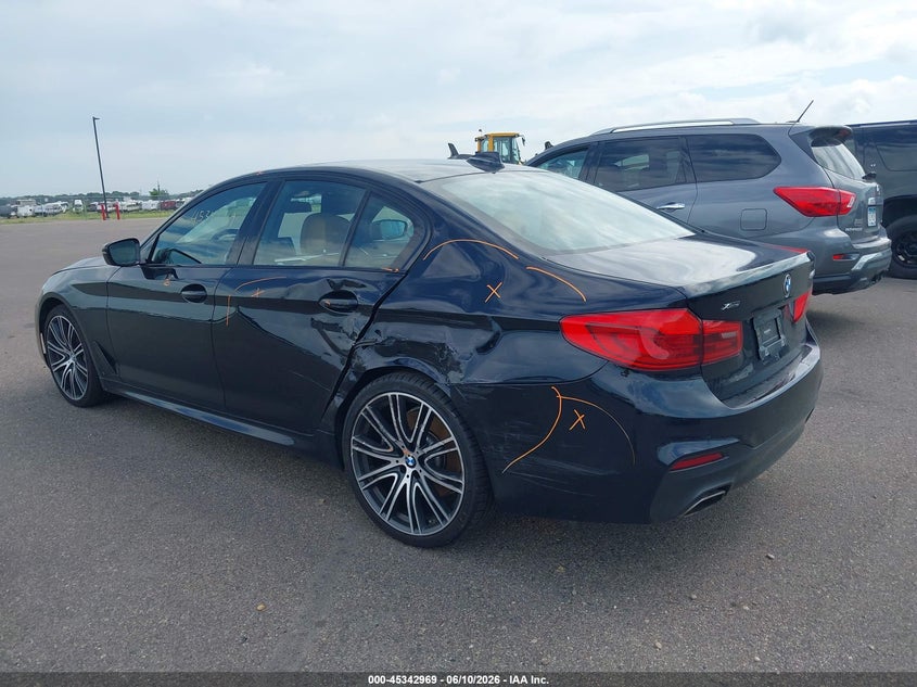 2020 BMW 5er VIN WBAJS3C06LCE67292 IAAI salvage auction — SIDE, Salvage (Minnesota), sold $16,200 on 2026-07-31 (photo 3)