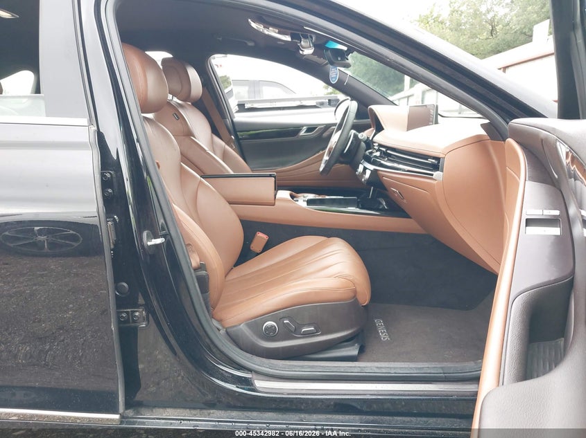 2022 Genesis G80 VIN KMTGB4SC5NU093476 IAAI salvage auction — FRONT END, Original (Texas), sold $10,125 on 2026-08-06 (photo 5)