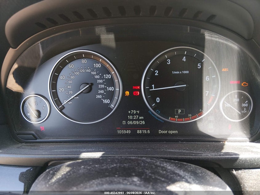 2012 BMW 5er VIN WBAXG5C55CDX03831 IAAI salvage auction — NORMAL WEAR, Salvage Title, sold $1,650 on 2026-07-08 (photo 7)
