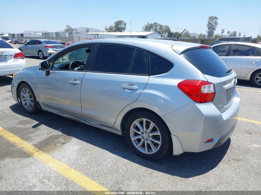 2013 Subaru Impreza VIN JF1GPAC65DH200627 IAAI salvage auction — NORMAL WEAR, Salvage Title, sold $600 on 2026-07-28 (photo 3)