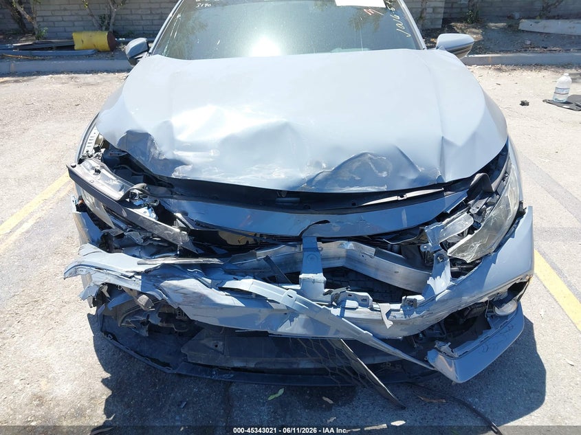 2021 Honda Civic VIN SHHFK7H65MU407422 IAAI salvage auction — FRONT END, Salvage Title, sold $4,100 on 2026-07-21 (photo 6)