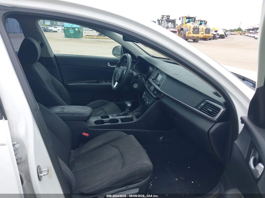 2016 Kia Optima VIN 5XXGT4L37GG042211 IAAI salvage auction — FRONT END, Rebuildable (Florida), sold $800 on 2026-07-07 (photo 5)