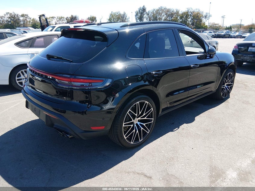 2023 Porsche Macan VIN WP1AA2A58PLB16982 IAAI salvage auction — LEFT FRONT, Salvage Title, sold $27,550 on 2026-08-17 (photo 4)