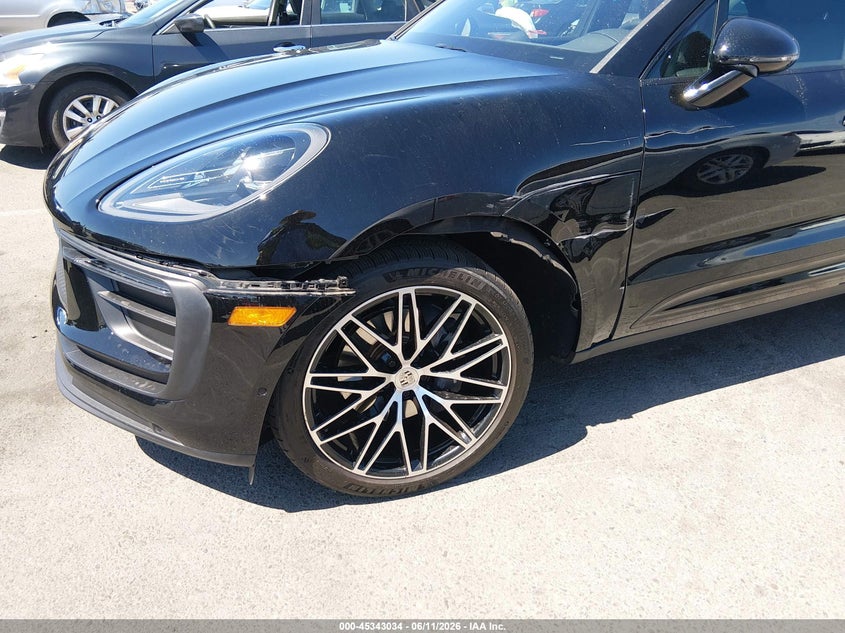 2023 Porsche Macan VIN WP1AA2A58PLB16982 IAAI salvage auction — LEFT FRONT, Salvage Title, sold $27,550 on 2026-08-17 (photo 6)