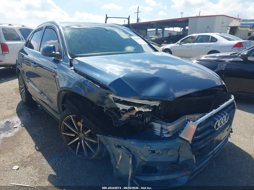 2018 Audi Q3 VIN WA1JCCFS8JR022759 IAAI salvage auction — FRONT END, Salvage (Louisiana), sold $750 on 2026-07-28 (photo 1)