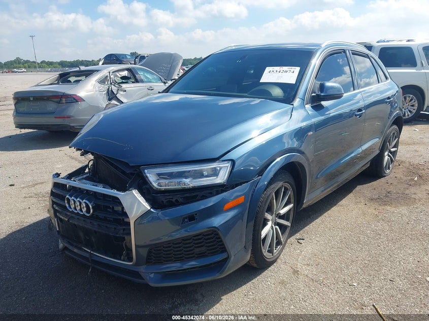 2018 Audi Q3 VIN WA1JCCFS8JR022759 IAAI salvage auction — FRONT END, Salvage (Louisiana), sold $750 on 2026-07-28 (photo 2)