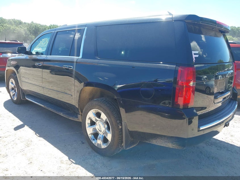 2017 Chevrolet Suburban VIN 1GNSKJKC0HR249364 IAAI salvage auction — RIGHT FRONT, Clear (Wisconsin), sold $5,175 on 2026-07-23 (photo 3)