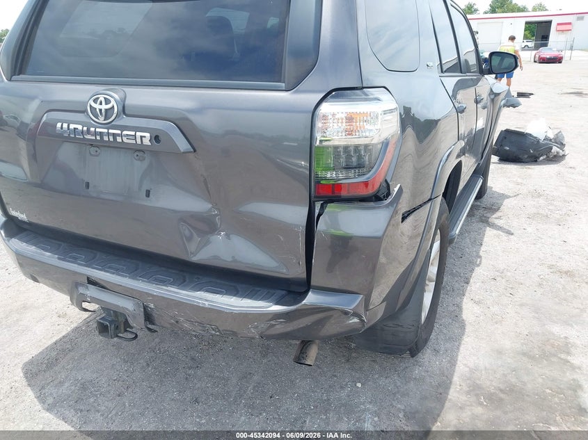 2016 Toyota 4runner VIN JTEZU5JR5G5112825 IAAI salvage auction — RIGHT FRONT, Rebuildable (Florida), sold $9,700 on 2026-07-09 (photo 6)