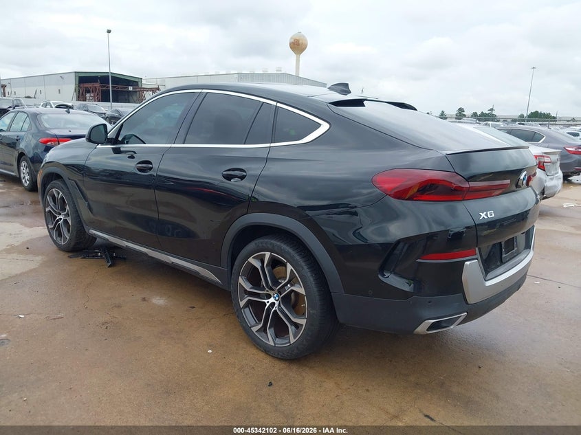 2022 BMW X6 VIN 5UXCY6C06N9N23934 IAAI salvage auction — WATER/FLOOD, Salvage (Texas), sold $26,250 on 2026-07-09 (photo 3)