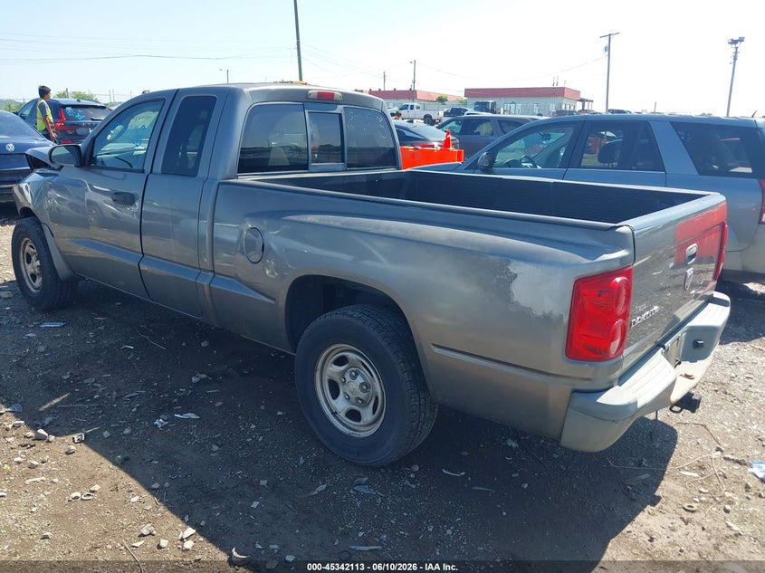 2005 Dodge Dakota VIN 1D7HE22K45S109836 IAAI salvage auction — FRONT END, Salvage (Tennessee), sold $675 on 2026-07-09 (photo 3)